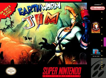 Earthworm Jim (USA) box cover front